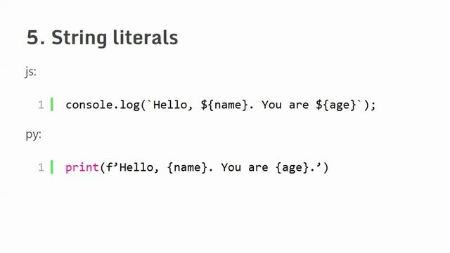 TOP 9 new features of JavaScript similar to Python - Python’s way