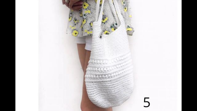 Сумочки из шнура и трикотажной пряжи | Вяжем крючком | Вasket crochet yarn