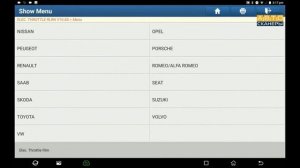 Функции сброса ошибок и обучение электронной дросcельной заслонки| LAUNCH  X 431 PAD