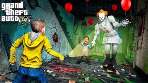 КЛОУН ПЕННИВАЙЗ ОНО ВЕРНУЛСЯ В ГТА 5 МОДЫ! ДЕТИ НАШЛИ КЛОУНА ОНО 2 ОБЗОР МОДА GTA 5! ГТА МОД