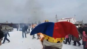 2018 Масленица (сжигание чучела Масленицы)