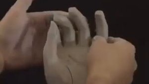 Создание руки из глины. Мастер класс.