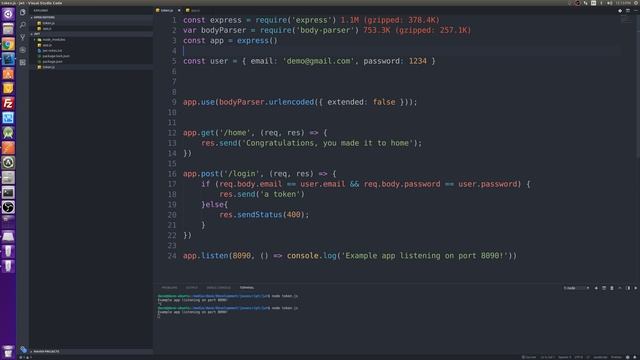 JSON Web Tokens NodeJS Express смотреть онлайн