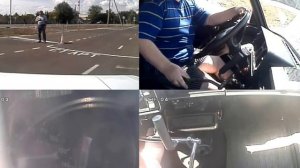 Ручное управление - сдача на права. Площадка 2