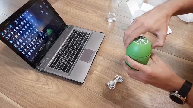 Арома увлажнитель воздуха Лимон Зелёный Lemon humidifier смотреть онлайн