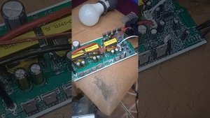 ремонт преобразователя 12/220v завершительная часть2 демонстрация