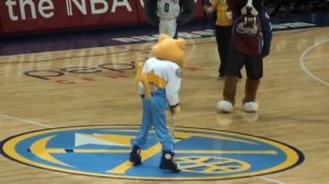 NBA Mascot Dunk Contest on Rocky's Birthday