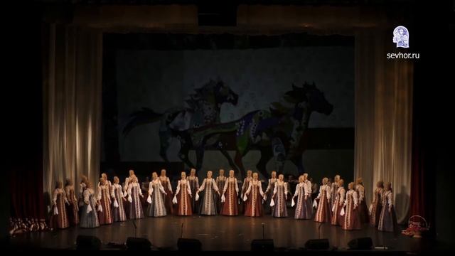 Русская народная песня Конь бежит, обработка А Мосолова смотреть онлайн