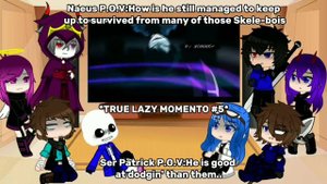 Rainimator Ocs (+ Herobrine & Sans) reacts to "Nec vs Sans AUs" [REQ]