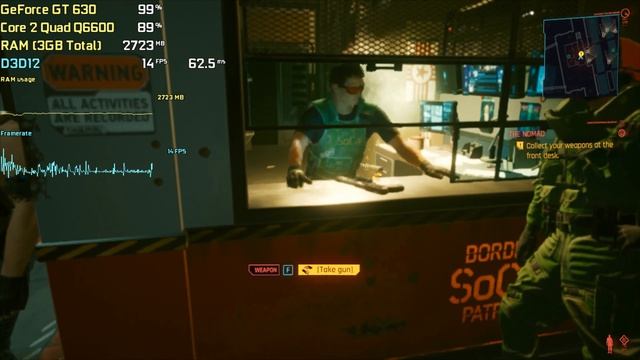 Cyberpunk 2077 - Core 2 Quad Q6600 - 3GB RAM - GeForce GT 630 смотреть онлайн