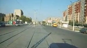 Новотроицкий трамвай, поездка по 3 маршруту (1ч)