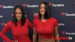 Nikki Bella, Brie Bella “Michael Rubin’s Fanatics Super Bowl Party” Red Carpet