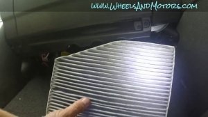 VW Sharan 7N 2.0tdi service - how to replace pollen filter (dust filter, cabin air filter)
