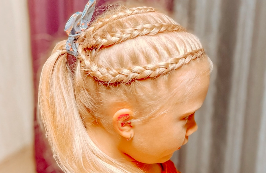 Идеальная прическа в детский сад  Простые и легкие прически на длинные волосы