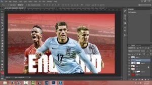 England Young Stars SPEED ART - Photoshop CS6