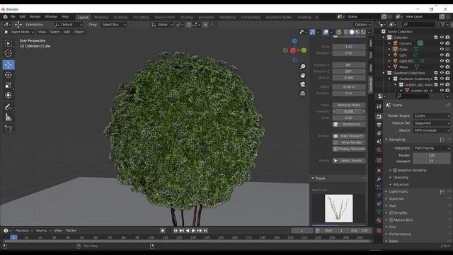 Blender 2.9x - Gardener Addon! смотреть онлайн