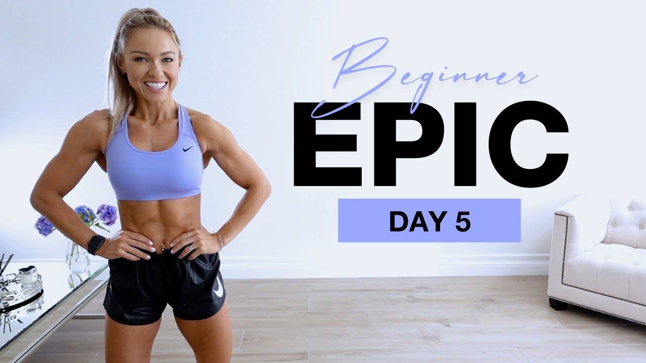 Caroline Girvan - Day 5 of Beginner EPIC _ Full Body HIIT Workout