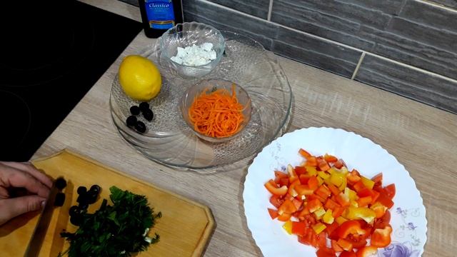 Салат из Овощей - Морковь по Корейски +Сладкий Перец +Помидоры | Вкусный и простой рецепт за 5 мину