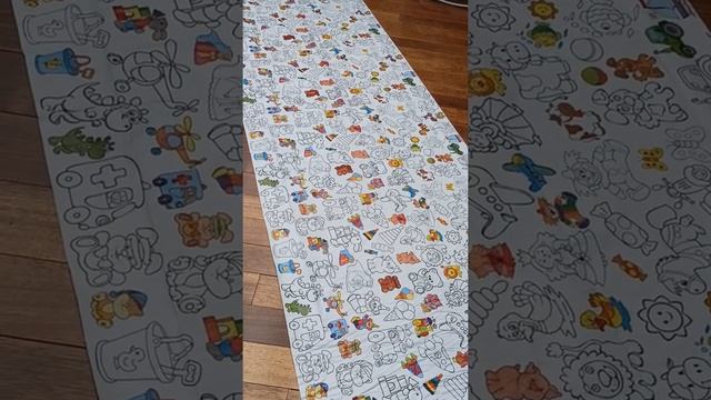 Скатерть - раскраска смотреть онлайн