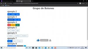 ✅✅ Grupo de Botones - #08  - Curso Completo de BOOTSTRAP 2021 ?? Versión v5 - Componentes ??