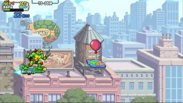 PS 4 Teenage Mutant Ninja Turtles Shredders Revenge Episode 8 Panic In The Sky Прохождение