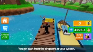 How to get the MEGA BEEHIVE, FISHY BUSINESS, AND SHINY BEE BADGES in SUPER TREEHOUSE TYCOON | Roblo