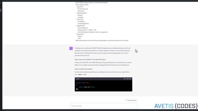 Build Web API With C# And ChatGPT GPT-4 Usefulness Case Study Part 3 - Let GPT-4 Build It