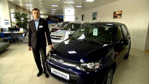 Реальные автомобили. Новая Лада Калина. LADA Kalina New
