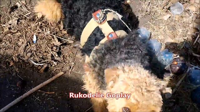 Собака эрдельтерьер пришла в сад. Весна апрель РУКОДЕЛИЕ ГОУПЛЕЙ смотреть онлайн