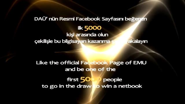 DAÜ Netbook Çekilişi - EMU Netbook Draw смотреть онлайн