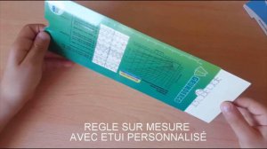 Impression règle publicitaire en plastique