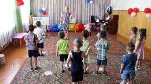Музыкальное занятие в средней группе Явасский детский сад 1