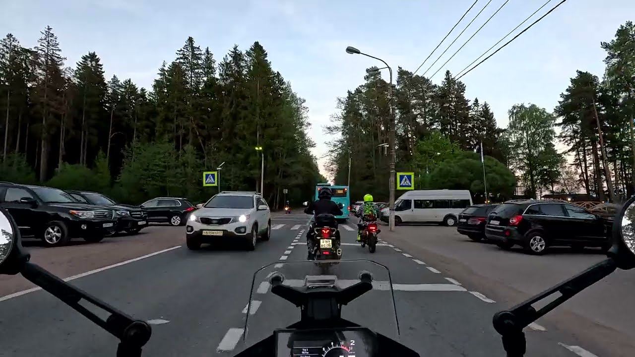 #39-4 По Приморскому шоссе от Зеленогорска |  KTM 390 Adventure SW | Kove 500X | G-Moto Cross X