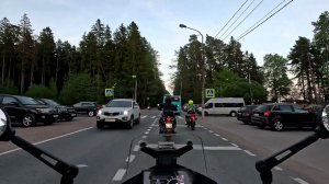 #39-4 По Приморскому шоссе от Зеленогорска | KTM 390 Adventure SW | Kove 500X | G-Moto Cross X