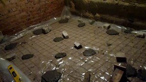Стяжка в подвале гаража