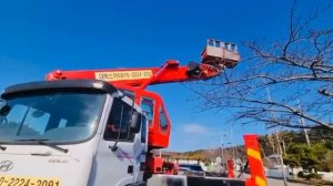 На днях купили в Корее 36-метровую АГП  HORYONG SKY-360 S (без шасси)