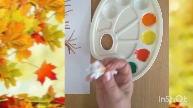 Заняття з малювання "Осіннє дерево". смотреть онлайн