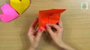 ОБЪЁМНОЕ СЕРДЦЕ ОРИГАМИ С СЮРПРИЗОМ. 3D СЕРДЦЕ ИЗ БУМАГИ ЗА 5 МИНУТ (DIY, Handmade).