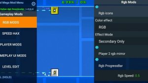 как сделать  RGB цвет в ГД?