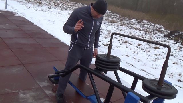 Уличные тренажеры. Вариант тренировки.