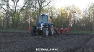 Новенький Беларус МТЗ-82.1 с воронежской сеялкой ТСА М4150 Подсолнечник Весна 2022