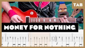 Dire Straits - Money for Nothing - Guitar Tab | Lesson | Cover | Tutorial