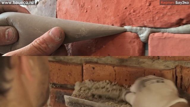 Затирка швов декоративного кирпича / Как выбрать расшивку