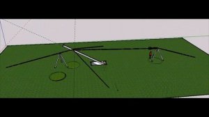Установка опоры ЛЭП вручную - один человек! | Installing the pylon by hand - one man!