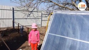 Бесплатный нагрев воды для огорода. Солнечный коллектор своими руками.