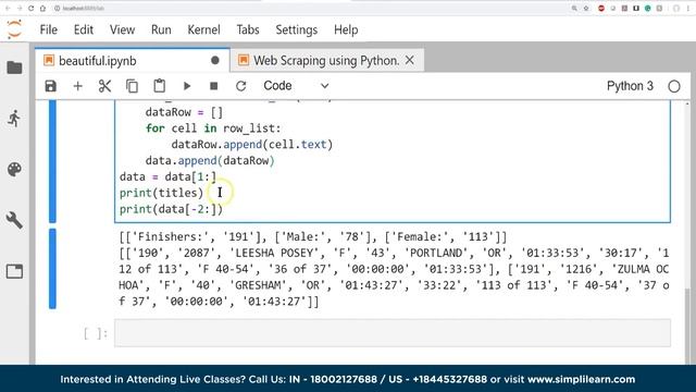 Web Scraping Using Python | Web Scraping Tutorial Using Python and BeautifulSoup | SimpliCode