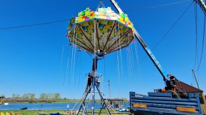 Карусель "Вихрь" Монтаж