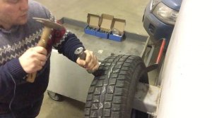 Установка Шипов на Покрышки