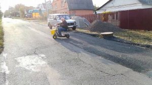 Переделка электросамоката в трёхколёсный с кузовом