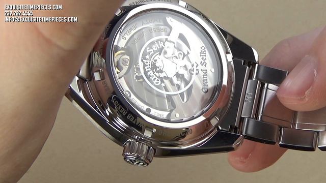 Grand Seiko Spring Drive Ice Blue Dial Limited Edition SBGA387 Watch Review смотреть онлайн